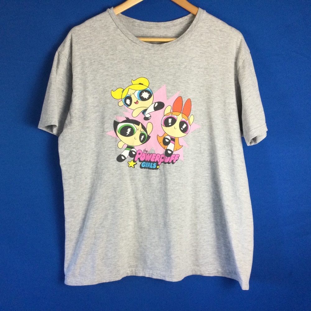 Powerpuff Girls T-Shirt XL Graphic Tee Cartoons Y2K